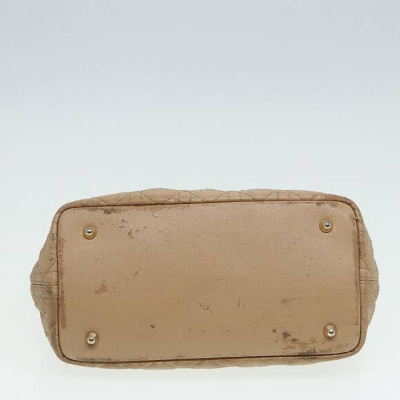 DIOR Lady DIOR Canage Hand Bag Coated Canvas Cream Vanilla - Picture 9 of 13